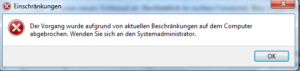 Systemsteuerung sperren 4