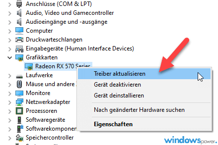 treiber aktualisieren