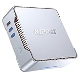 NiPoGi Mini PC Windows 11 Pro, 12 GB DDR4 256 GB M.2 SSD Mini Desktop Computer Intel Celeron J4125, 4K Micro PC Support 2,5 Zoll SSD, HDMI, VGA, Dual-WLAN, BT,Gigabit-Ethernet für Büro, Schule, HTPC