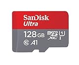 SanDisk Ultra 128GB MicroSDXC Speicherkarte + SD-Adapter mit A1...