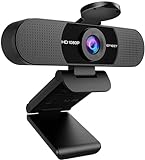 EMEET Full HD Webcam - C960 1080P Webcam mit Objektivabdeckung &...