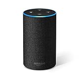 Amazon Echo (2. Gen.), Intelligenter Lautsprecher mit Alexa, Anthrazit Stoff