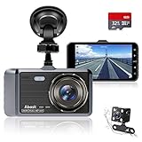 Abask Dashcam Auto Vorne und Hinten Autokamera mit 32 GB...