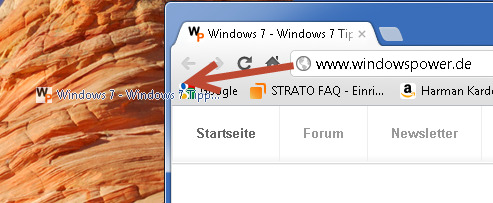 Verknüpfung von Webseiten auf dem Desktop verknuepfung-webseiten-desktop