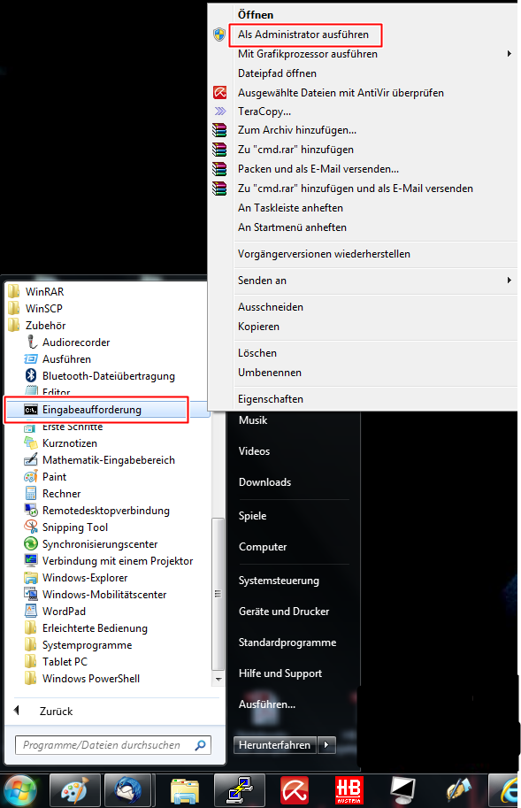 Geschwindigkeit der Festplatte ermitteln Windows 7 cmd