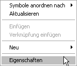 Automatischen Desktop – Säuberung ausschalten 122