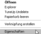 Gröse des Papierkorbs einschränken 145