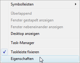 Befehl Ausführen im Startmenü bei Windows Vista ausfuehren_eigenschaften