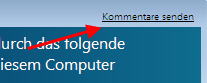 Kommentare senden aus den Windows 7 Fenstern entfernen kommentar-senden
