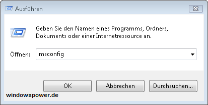 Benutzerkontosteuerung deaktivieren bei Windows Vista msconfig