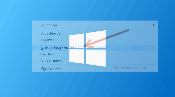 Windows 8 – Verknüpfung auf dem Desktop anlegen windows-8-verknuepfung-erstellen