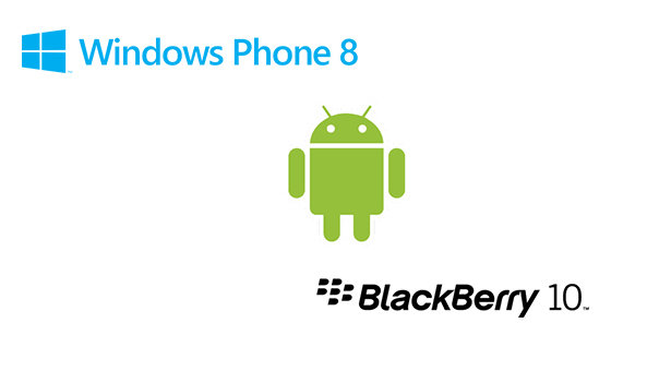 Windows Phone 8, Android 4.2 Jelly Bean und BB10 – ein Vergleich logo