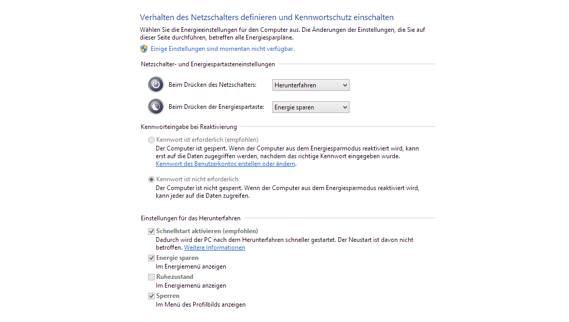 Windows 8.1 Schnellstart aktivieren unbenannt1