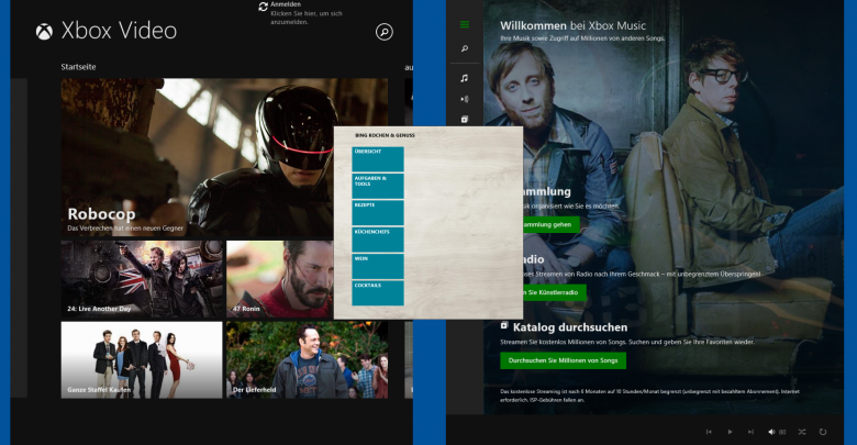 Windows 8.1 Splitscreen unbenannt