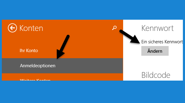 Passwort ändern bei Windows 8.1 passwort aendern bei windows 8.1 - Passwort ändern bei Windows 8.1