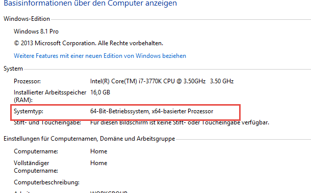 32 Bit oder 64 Bit - Welche Windows Version ist installiert? systemtyp-32bit-64bit1
