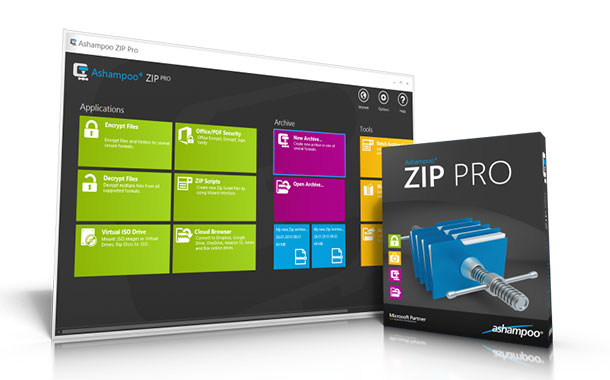 Ashampoo Zip Pro - Daten komprimieren und verschlüsseln + 10 Vollversionen zu gewinnen ashampoo-zip-pro