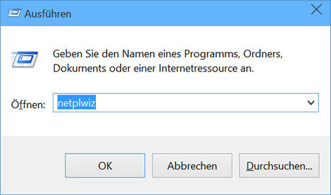 netplwiz