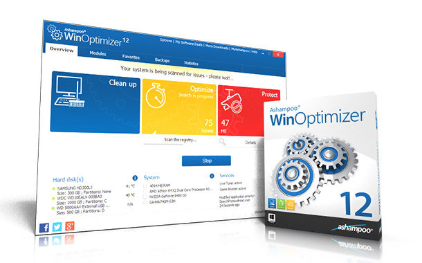 Ashampoo WinOptimizer 12 - System-Optimierung + 10 Vollversionen zu gewinnen ashampoo_winoptimizer_12
