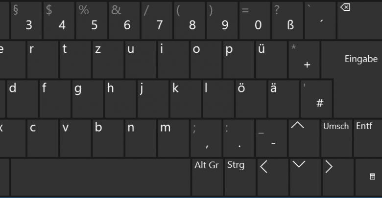 Bildschirmtastatur bei Windows 10 aktivieren bildschirmtastatur windows 10 780x405 - Bildschirmtastatur bei Windows 10 aktivieren