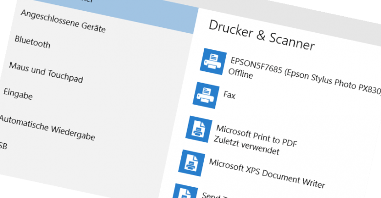 Drucker automatisch einschalten – so geht's standarddrucker festlegen bei windows 10 780x405 - Drucker automatisch einschalten – so geht's
