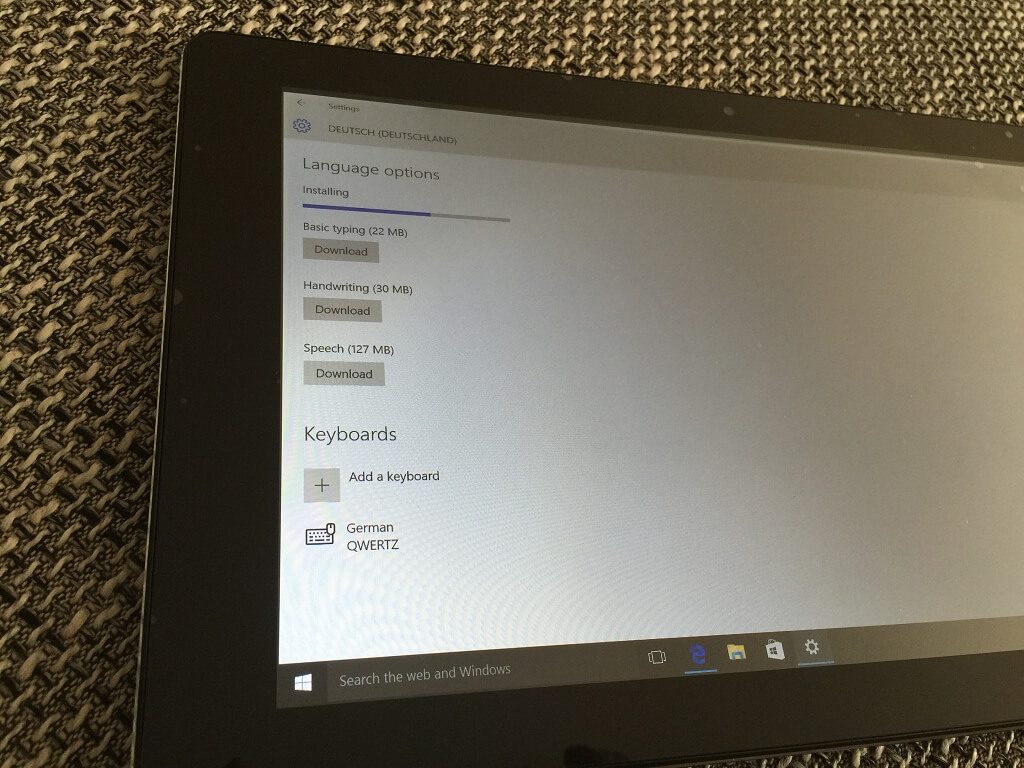 Windows 10 Sprache hinzufügen