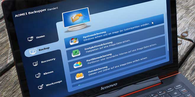 AOMEI Backupper Standard 3.5 Backup & Recovery-Software + Wir Verlosen 5 Lizenzen aomei-backupper-standard