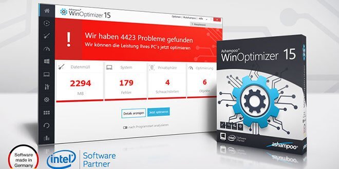 Ashampoo WinOptimizer in Version 15 erschienen – Wir verlosen 10 Lizenzen ashampoo_winoptimizer_15