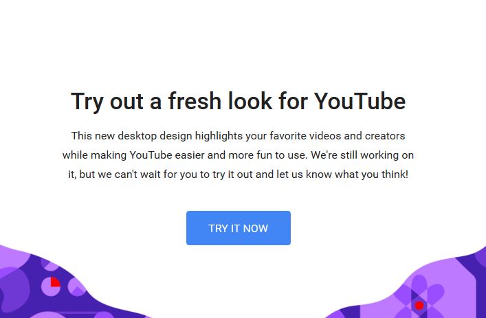 Das neue Youtube Design unbenannt