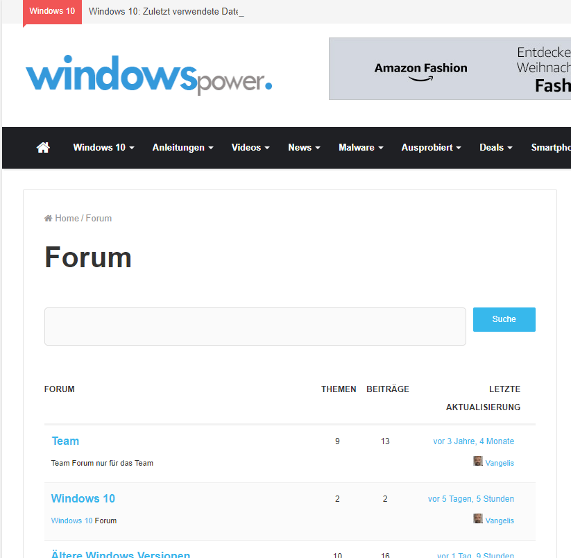 windowspower.de Forum windowspower.de Forum