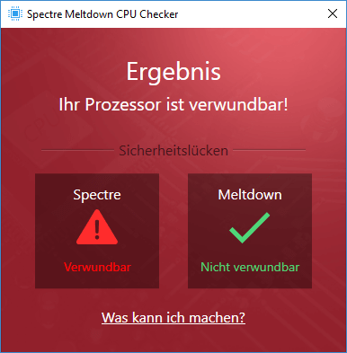 Ashampoo Spectre Meltdown CPU Checker Ashampoo Spectre Meltdown CPU Checker