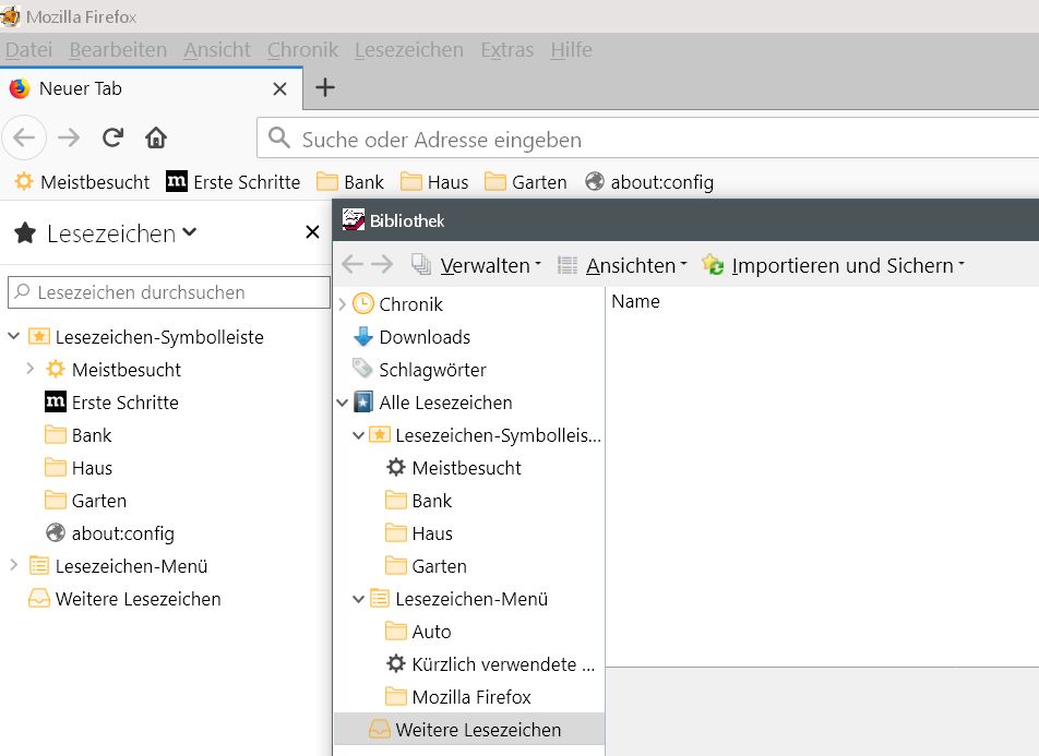 Firefox Den Lesezeichenordnern ein anderes Icon vergeben nur die farbe geaendert - Firefox Den Lesezeichenordnern ein anderes Icon vergeben