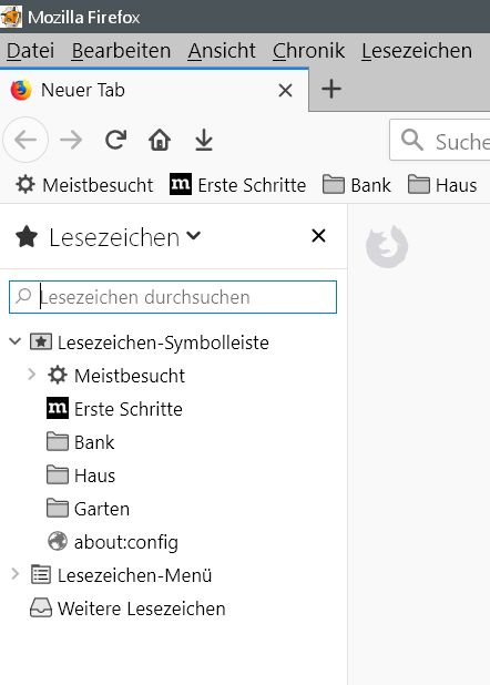 Firefox Den Lesezeichenordnern ein anderes Icon vergeben sidebar - Firefox Den Lesezeichenordnern ein anderes Icon vergeben