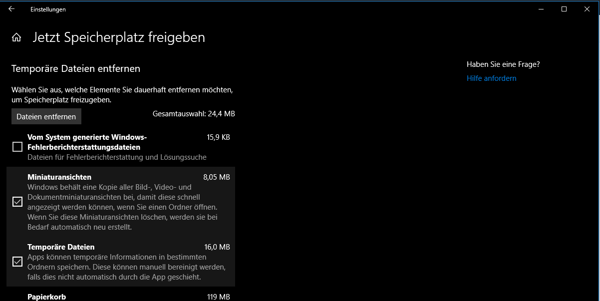 Windows 10 Speicherplatz gewinnen unbenannt-4