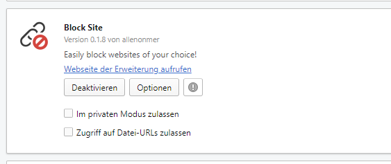Opera & Firefox Webseiten sperren block