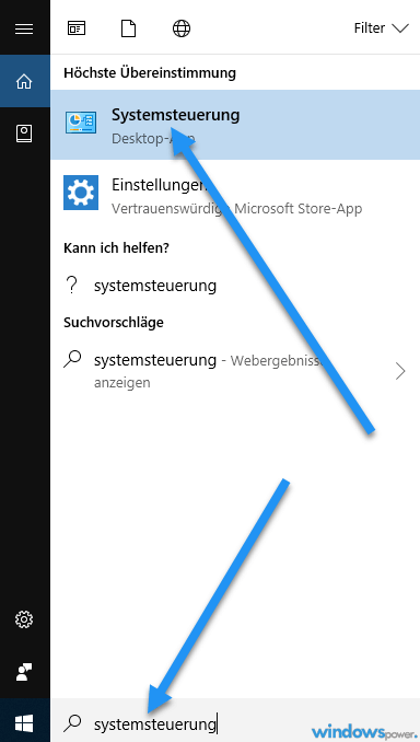 systemsteuerung