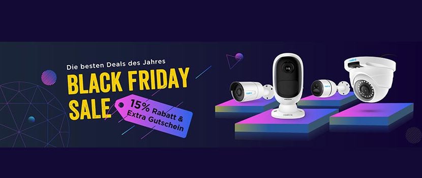 Reolink Black Friday 15% Rabatt & Extra Gutscheine reolink-black-friday