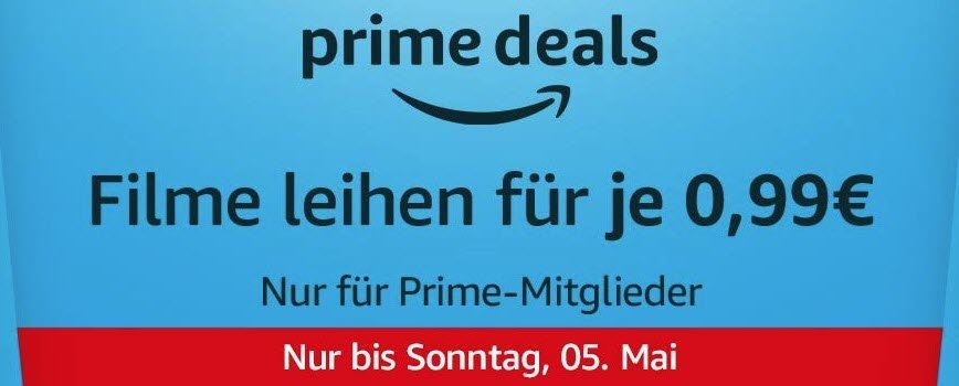 Amazon Prime Deals: Filme für 0,99€ leihen amazon-filme