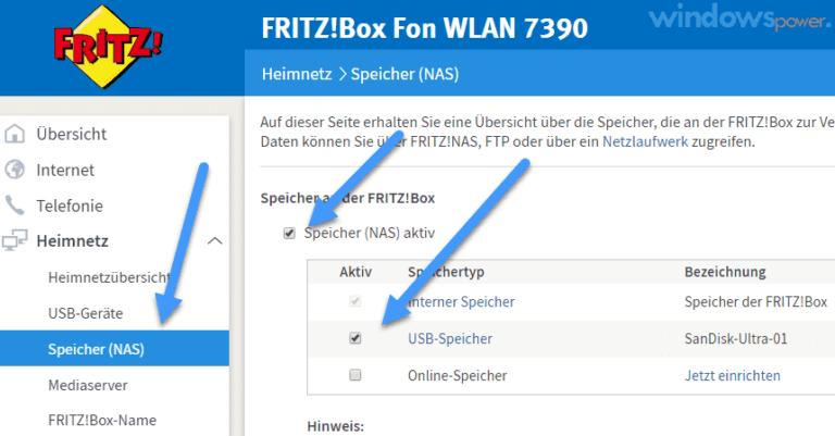 Fritz Nas Dateien Lassen Sich Nicht Löschen FritzBox NAS USB-Stick als Netzlaufwerk einbinden