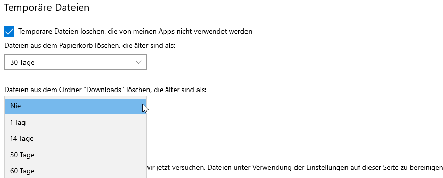 download-ordner-automatisch-leeren-speicheroptimierung