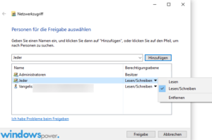 Ordner im Netzwerk freigeben unter Windows 10 – So geht’s