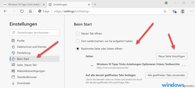 Google Als Startseite Beim Microsoft Edge Chromium Festlegen Bei - Vrogue