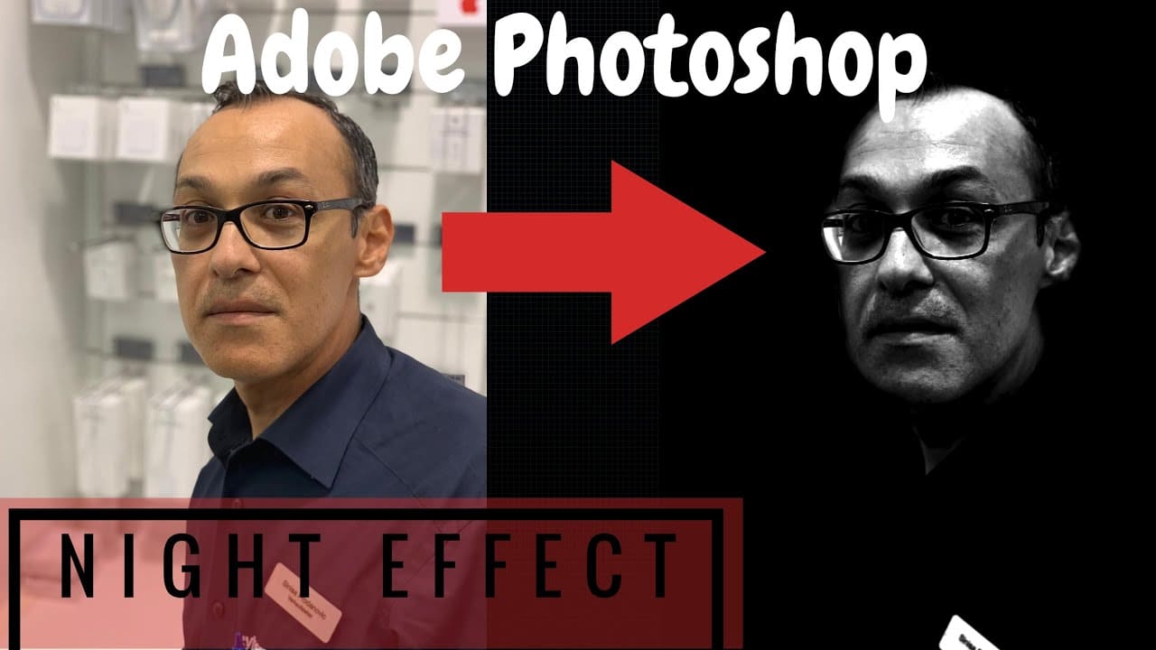 Adobe Photoshop - Night Effect Adobe-Photoshop-Night-Effect