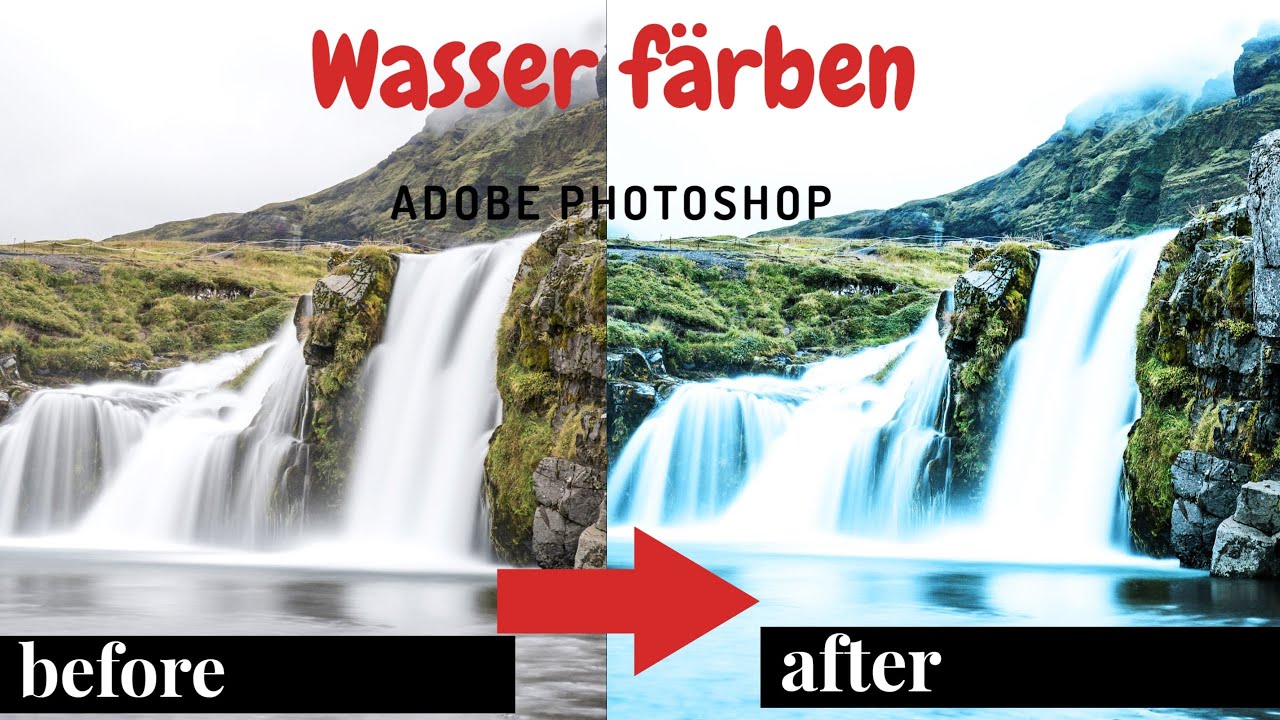 Adobe Photoshop - Wasser färben Adobe-Photoshop-Wasser-faerben