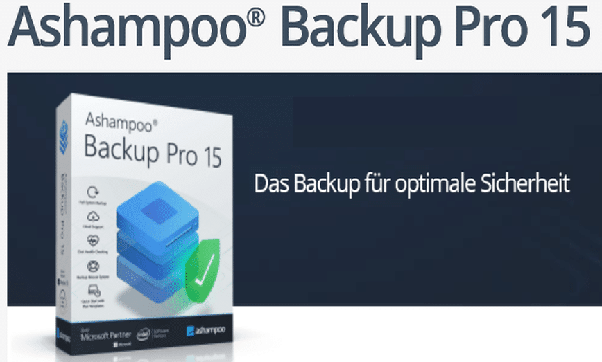 Ashampoo Backup Pro 15 - Das Backup für optimale Sicherheit - Wir verlosen 4 Lizenzen startbild-3