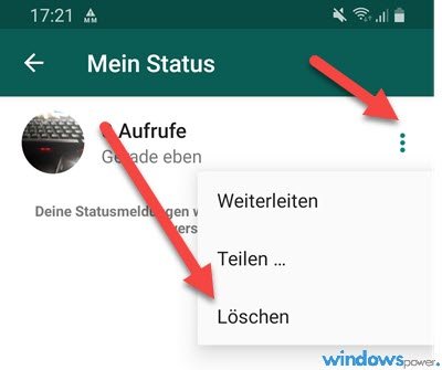Kein papierkorb status löschen whatsapp WhatsApp: Status
