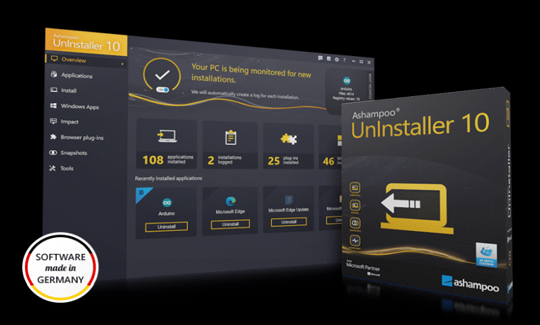 Ashampoo UnInstaller 10 - Deinstalliert jegliche Programme startbild