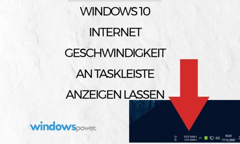 Internet Geschwindigkeit an Taskleiste Anzeigen lassen Internet Geschwindigkeit an Taskleiste Anzeigen lassen