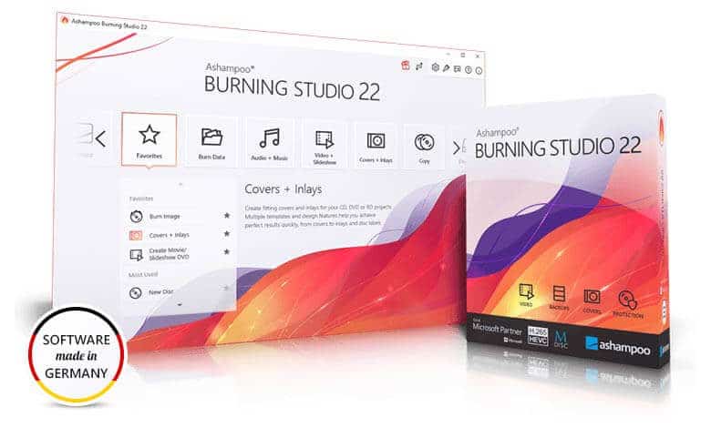Ashampoo Burning Studio 22 - Brennprogramm der Extraklasse ashampoo bunring studio 22