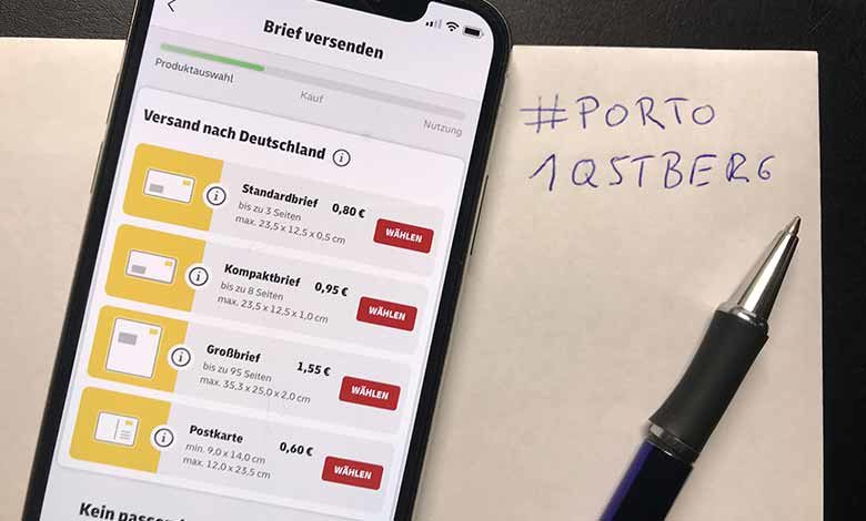 briefmarken per app kaufen